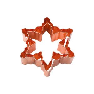 Copper SNOWFLAKE Cutter Set