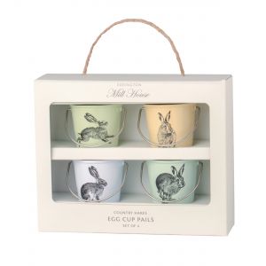 Egg Cup Pails - Country Hares
