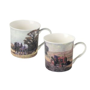 Eddingtons Country Life Porcelain Mugs - Set Of 2