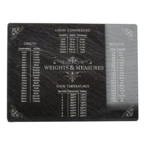 Creative Tops Weights & Measures Slate Effect Work Surface Protector