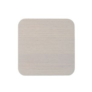 Creative Tops Natural Wood Veneer Grey Coasters - Set of 4