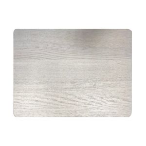 set of four grey wood veneer placemats for your dinner table