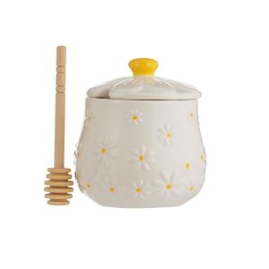 Price & Kensington Daisy Honey Pot & Drizzler Set