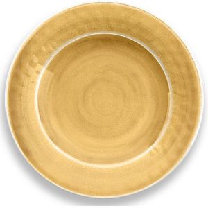 Crackle Gold Melamine Dinner Plates