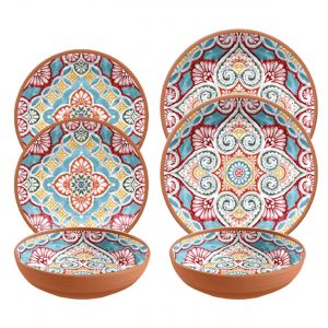 Rio Corte Melamine Dinnerware Set