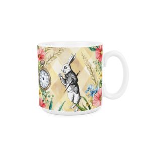 Purely Home Alice's Adventures White Rabbit Ceramic Mug