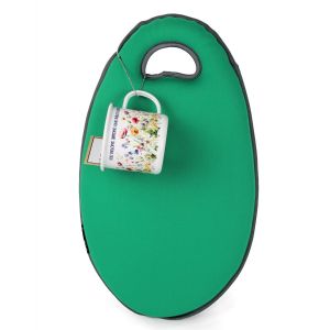 Burgon & Ball Emerald Green Garden Kneeler, Enamel Mug & Seed Set