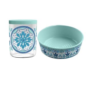 Gibraltar Melamine Large Pet Bowl & Treat Jar