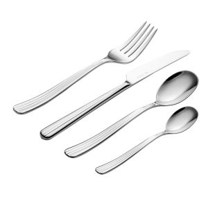 High-quality stainless steel 16 piece cutlery set in a gift box