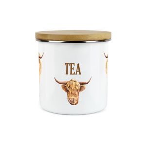 Purely Home Kitchen Highland Cow Storage Canister