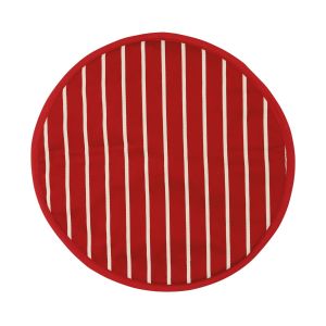 Dexam Butchers Stripe Hob Cover - Red