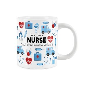 Purely Home Ceramic Jumbo Trades Mug - Nurse