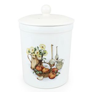 Hambridge Ceramic Compost Caddy - Kitchen Apples