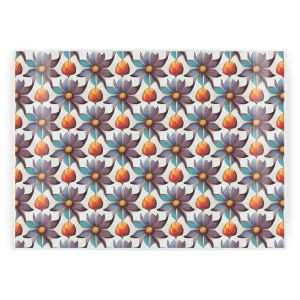 tempered textured glass chopping board with hare print