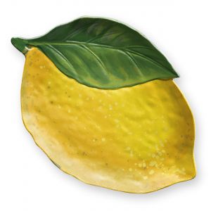 Lemon Fresh Melamine Figural Platter
