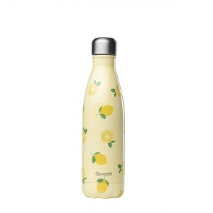 Qwetch Insulated Stainless Steel Bottle - Lemon - 500ml