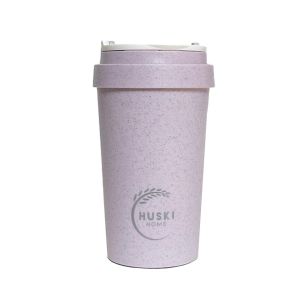 Purple reusable husk lilac travel cup