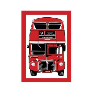 Eddingtons London Bus Tea Towel