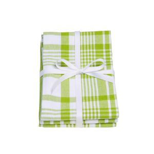 Dexam Love Colour Set of 3 Extra Large Tea Towels - Greenery