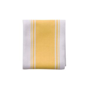 Dexam Love Colour Striped Tea Towel - Sunflower