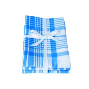 Dexam Love Colour  Set of 3 Extra Large Tea Towels - Moroccan Blue