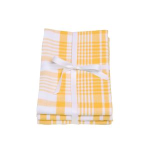 Dexam Love Colour Set of 3 Extra Large Tea Towels - Sunflower