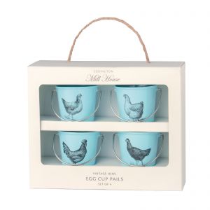 Egg Cup Pails - Vintage Hens
