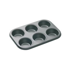 MasterClass Non-Stick Deep Baking Pan - 6 Hole