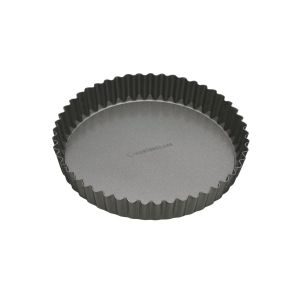 MasterClass Non-Stick Loose Base Fluted Quiche Tin - 23cm