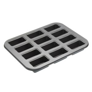 masterclass non stick mini loaf baking tin with loose base design