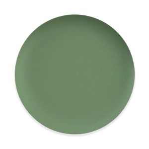 Mediterranean Garden Melamine Dinner Plates - Turf Green