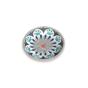 Carmel Medallion Melamine  - Saucer - Grey