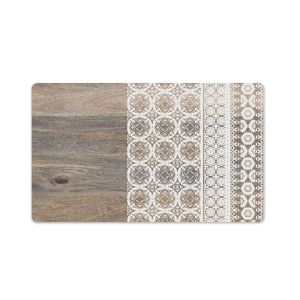 Moroccan Wood Melamine Pet Placemat