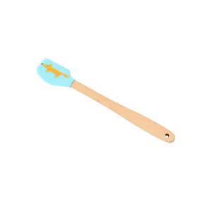 Scion Mr Fox Mini Silicone Spatula - Blue