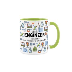 Purely Home Ceramic Trades Mug - Engineer