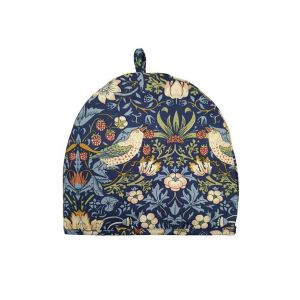 William Morris Strawberry Thief Small Tea-for-One Tea Cosy - Navy