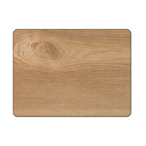 Creative Tops Natural Oak Veneer Brown Placemats - Set of 4