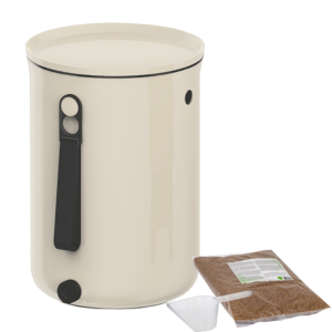 Organko Kitchen Composter - White (WITH Bran)
