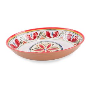 Mediterranean Melamine Oval Serving Bowl 