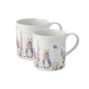 Eddingtons Peter Rabbit Classic Porcelain Mugs - Set Of 2