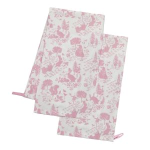 Peter Rabbit Classic Tea Towels Set - Pink
