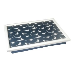 Eddingtons Pheasant Lap Tray - Dark Blue Sky