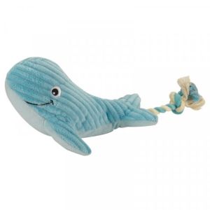 Smart Garden Dog Toy - Poochie Sea Squeaker - Whale