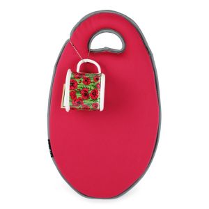 Burgon & Ball Poppy Red Garden Kneeler, Enamel Mug & Seed Set