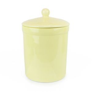  Portland Ceramic Compost Caddy - Pale Yellow
