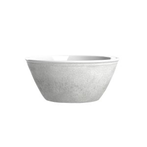 Potters Reactive Glaze White Melamine Bowls