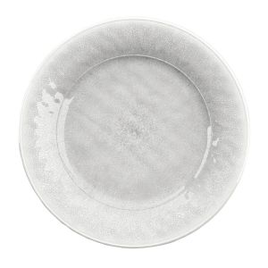 Potters Reactive Glaze White Melamine Dinner Plates