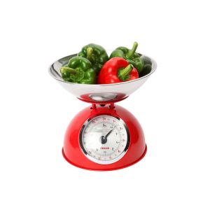 Dexam Scales Mechanical w/ Stainless Steel 2L Bowl - Red