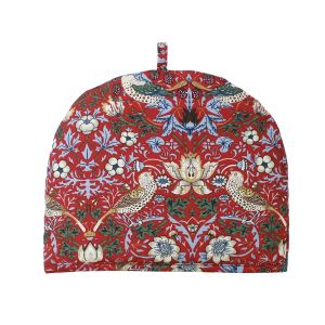 William Morris Strawberry Thief Standard Tea Cosy - Red