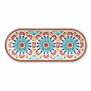 Rio Medallion Melamine Oval Appetiser Trays